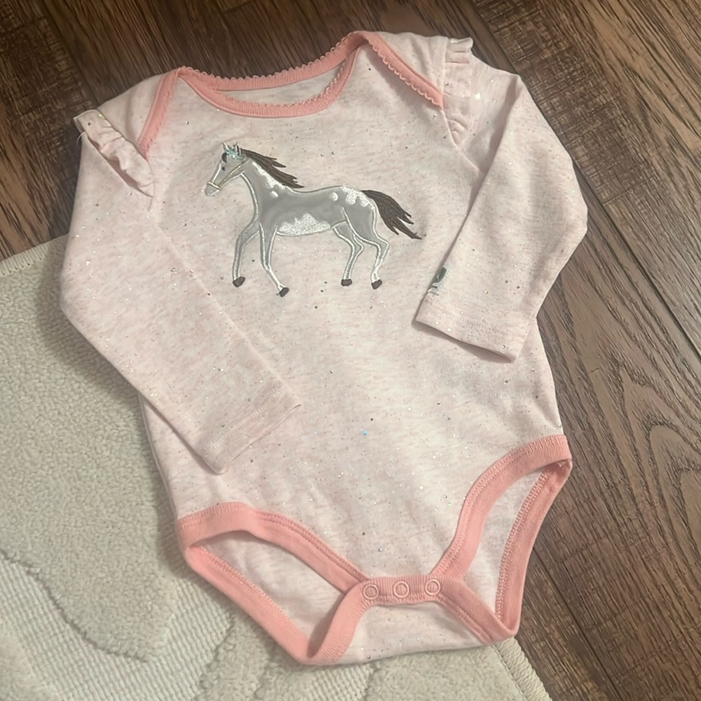 John Deere Horse Onesie